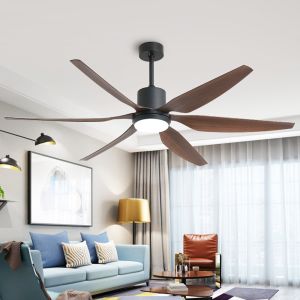 Quality Modern fan lamp with remote control retro DC home bedroom living room restaurant decorations lighting（WH-CLL-25) for sale