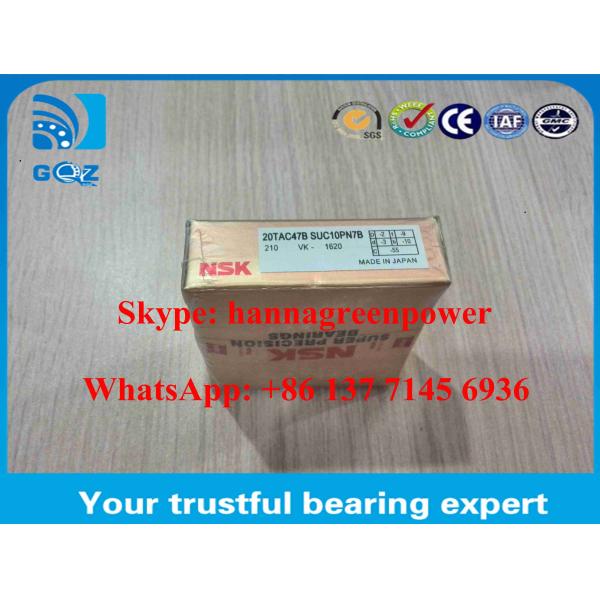 Open Type Ball Screw Support Ball Bearings 30TAC62BSUC10PN7B 30TAC62BDUC10PN7B 30x62x15mm