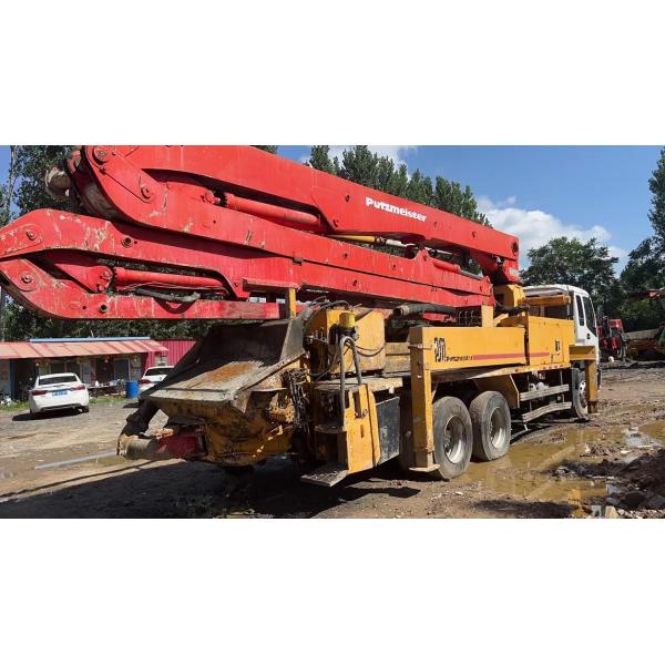 Buy 1370mm Feeding Height Cylinder Type Concrete Pump Putzmeister 38m for Construction at wholesale prices