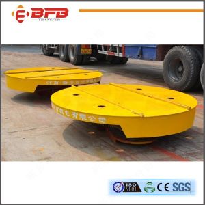 Automated Powered Turntable Heavy Duty Material Handling Carts For Factory