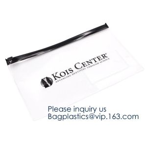 Biodegradable Clear EVA Plastic Zipper Bag/ Cosmetic Packaging Bag,Travelling