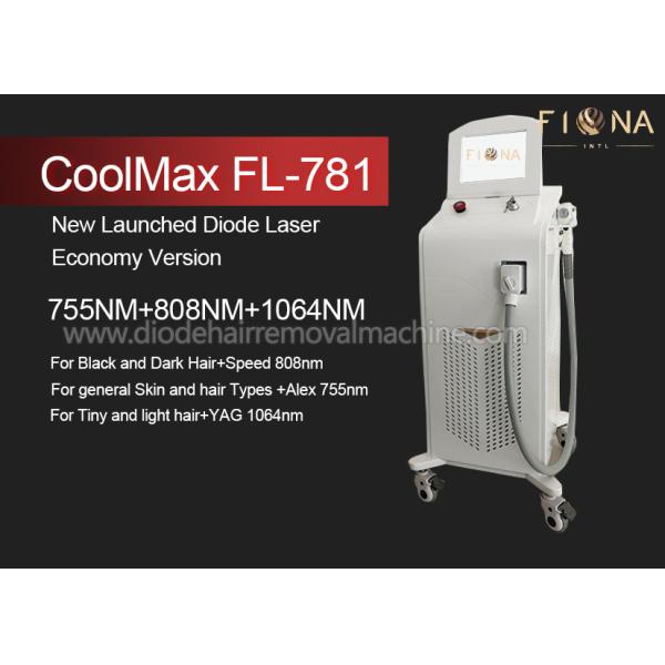 Buy Multi Wavelength Professional Laser Hair Removal Equipment With ISO13485 at wholesale prices