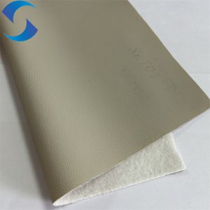 Backing Technics 100 Polyester Non-woven PVC faux Leather Fabric for Shoes Bags