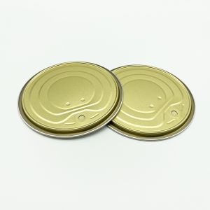 Corrosion Resistant Metal Can Lids Clear Lacquer Coating Surface Durable