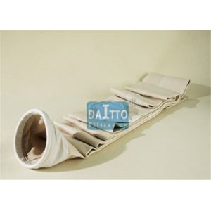 Fiberglass Mix Nomex Polypropylene Filter Bags , Dust Filter Bag Treatment