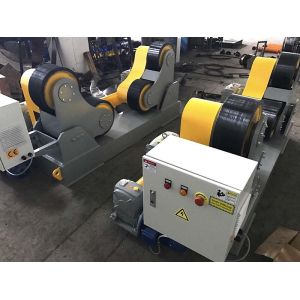 Hand Box Control Self Aligning Pipe Welding Rollers Welding Rotator For Pressure