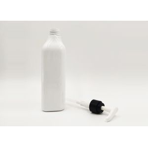 350ml Square Custom Cosmetic Bottles PET Plastic