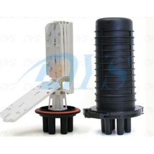 Dome Type 216 Core Fiber Optic Splice Closure , Stainless Metal Parts