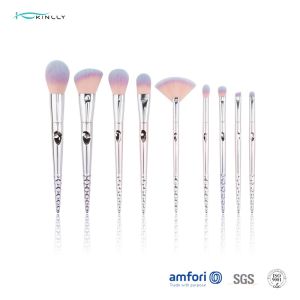 China 8pcs Aluminum Ferrule Synthetic Hair Makeup Brush on sale