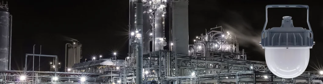 Factory Price Atex Certified High Bay Area Hanging Wall Mounted Atex Oil and Gasoline Harsh Environment 20W Zone 1 Zone 2 LNG Explosion Proof Lamp