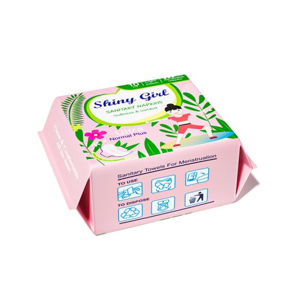 Breathable Cotton Sanitary Napkin For Lady Woman Girl Period Sanitary Pads