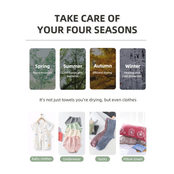 Water and Electric Heated Dual Towel Rail Rack for Wall Mounted Bathroom Installation