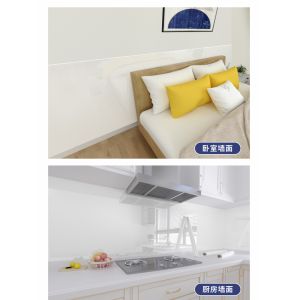 House Wall Protection Waterproof Oil Proof Sticker Transparent Self Adhesive