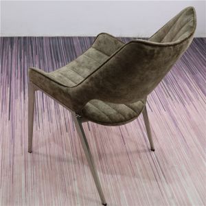 China Fashion Modern PU Brushed Stainless Steel Dining Chairs on sale