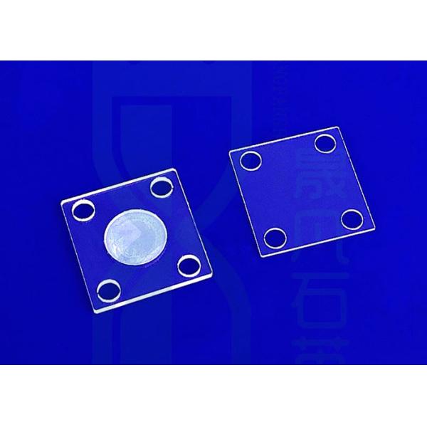 Buy Temperature Resistant Silica Sio2 Fused Quartz Plate Precision Glass Machining at wholesale prices