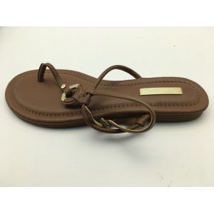 close Toe Casual Womens Flat Sandals With Rubber Sole Material