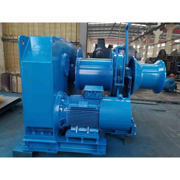 Buy 30ton pulling ship mooring anchor Marine hydraulic winch with hydraulic pump station at wholesale prices