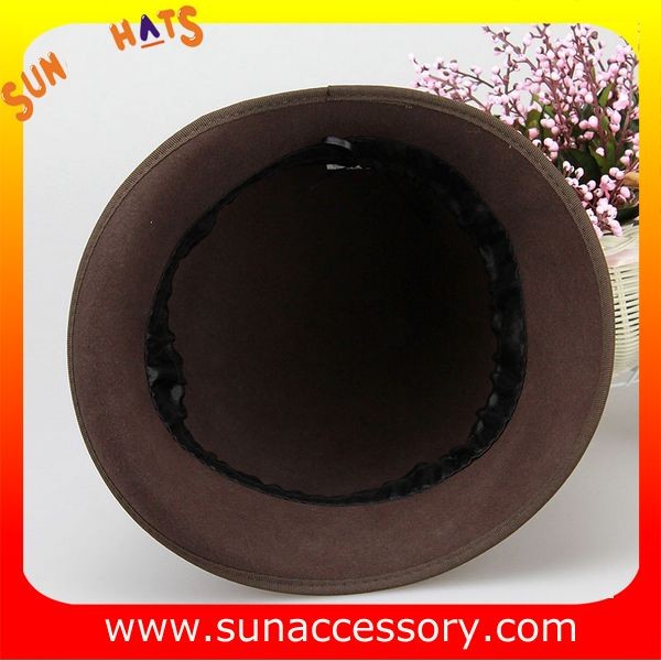 Fashion hot sale cloche hats for ladies,100% Australia wool felt hats for women