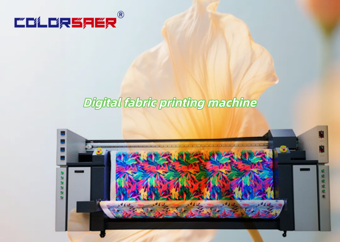 China Directly Printing Digital Textile Printer with 3 Epson i3200 Print Heads 2200mm Max Width and 6kw Heater Power on sale