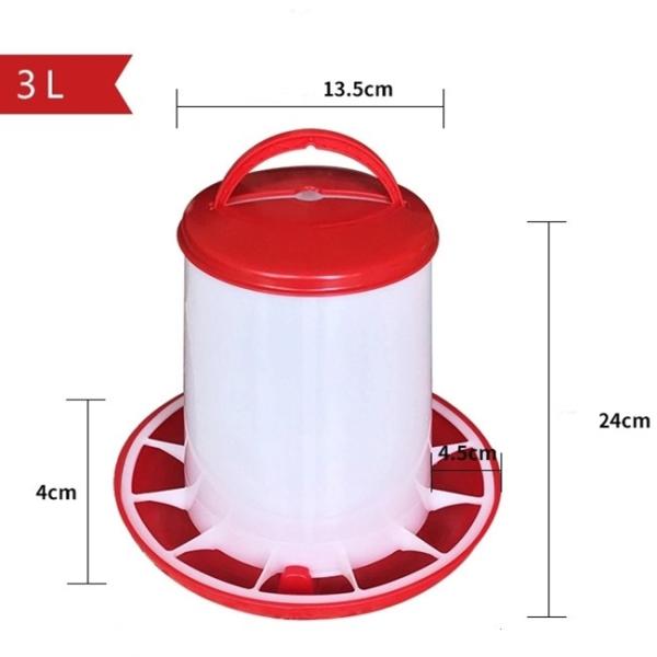 Buy Corrosion Resistance 6kg Quail Poultry Feeder Drinker at wholesale prices