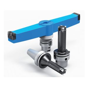 Straight Shank PCD Indexable Milling Cutter Dia 25mm To 32mm