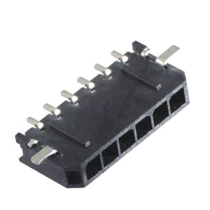 Single Row Right Angle 3.0mm Pitch Wire To Board Wafer Connector SMT With Post