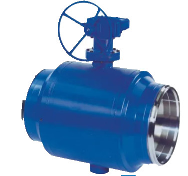 Buy Industrial Carbon Stainless Steel Ball Valve Full Welded Body Blue Color at wholesale prices