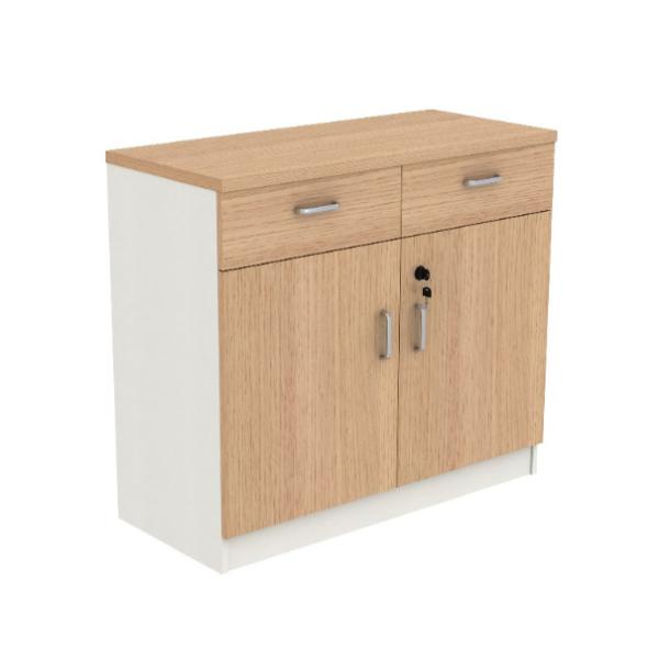 Buy cheap Modern appearance MFC panel wooden balcony storage cabinet at wholesale prices