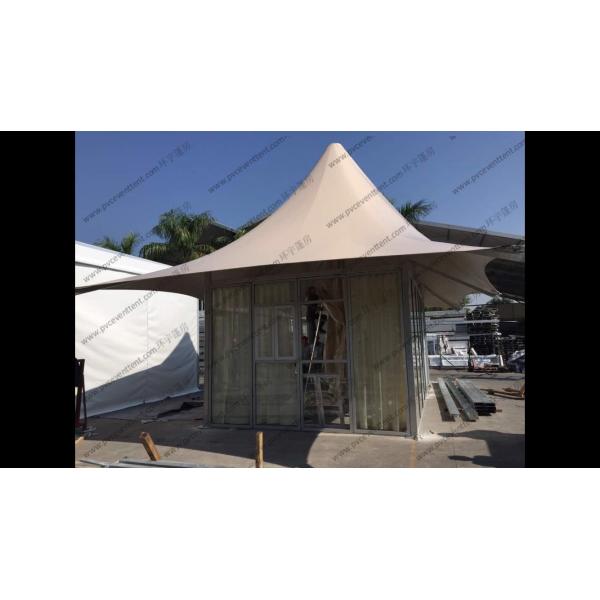 Buy Rust Resistance Pink Event Tent Waterproof Light Weight Customized Design at wholesale prices