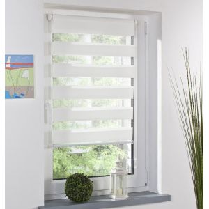 Anti UV Zebra Sheer Dual Blackout Shades , Kitchen Blinds Bunnings