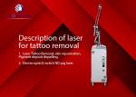 1064nm 532nm Sapphire Q Switch Tattoo Removal Machine 1500mj Pulse Energy