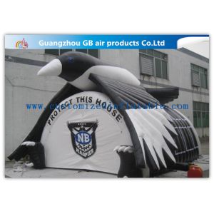 SGS Advertising Animal Shape Inflatable Air Tent of Mascot Magpie