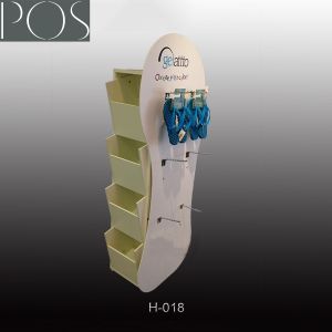 six tiers floor display stand for textiles