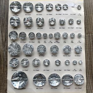 2Holes Rhinestone Diamond decorative crystal acrylic buttons for garment