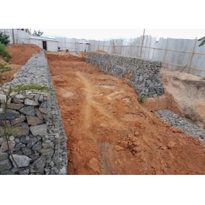 Galvanized 2x1x1m Gabion Wire Mesh Box 80x100mm Hexagonal