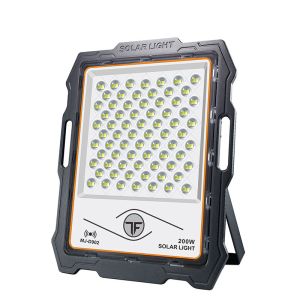 Large Battery Capacity LED Solar Flood Lights Durable Waterproof IP67