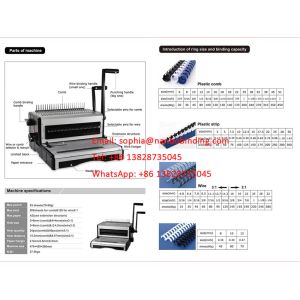 Multifunctional 3/1 Book Binding Punching Machine