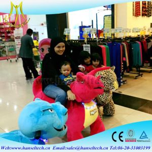 Hansel amusement rides for kids coin operated game machine electric train kiddie