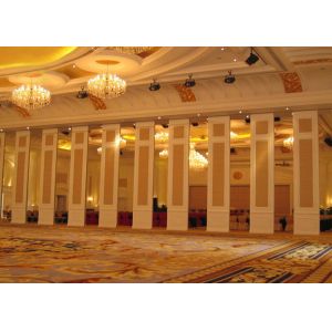 Quality Sliding Folding Partitions Movable Temporary Room Dividers 32 / 53 db STC Coefficient for sale
