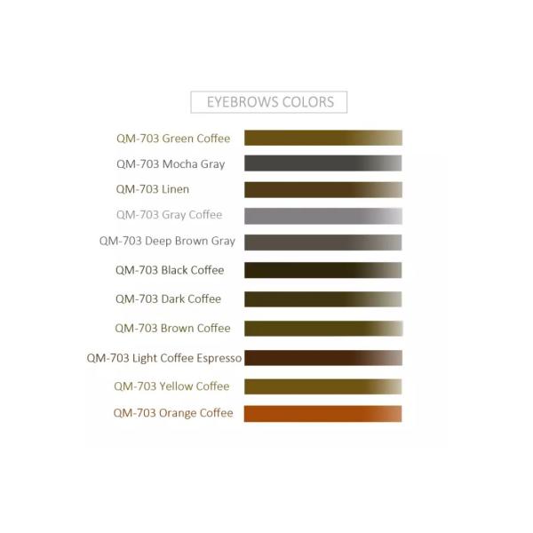 15ML Makeup Semi Permanent Eyebrow Ink For Lips Eye Line Tattoo