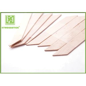 China Biodegradable Small Wooden Spatula , Rhombus Shape Hair Removal Spatula on sale