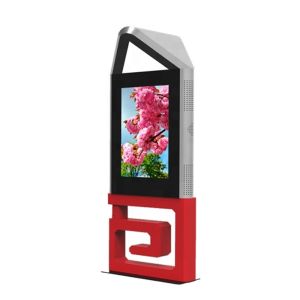 Customized Rainproof Outdoor Dual Screen Kiosk 1920X1080 Resolution