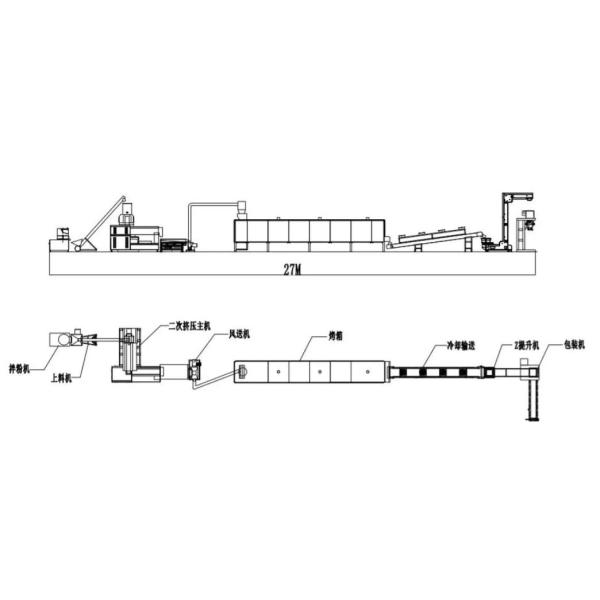 Fully Automatic nutritional powder Food Extruder Machine , rice extruder machine