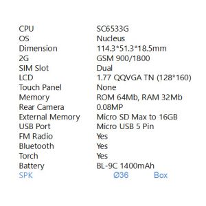 Original factory rugged phone A11 with Dual SIM and Super Flashlight CPU:SC6533G