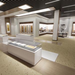 Relle Durable Rubber Flooring for Museum Exhibition Spaces