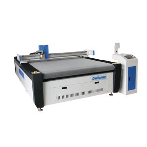 1625 Blue Oscillating Knife Cutting Machine For Making Gasket