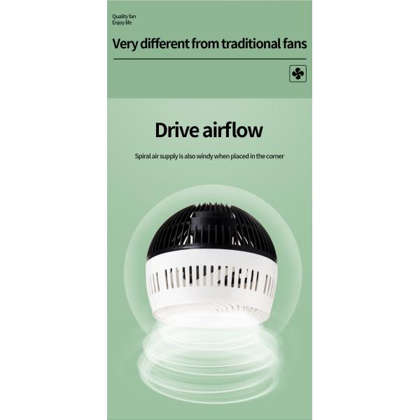 HBW-320Y 360 Rotating Air Circulation Turbo Fan Smart Floor Fan with Three Wind Speed