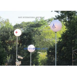 M1 Rated 1.6m Flame Retardant Lighting Colored Balloons Fit Event Decoration