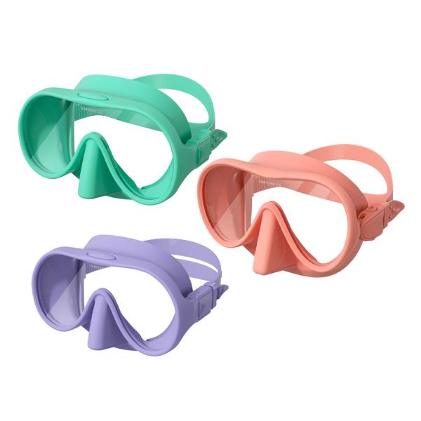 Integrated Forming Scuba Anti Fog Swimming Glasses Snorkel Mask Set for Diving
