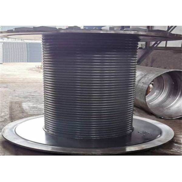Non Standard Customization Tower Crane Lifting Rope Winch Drum With Lebus